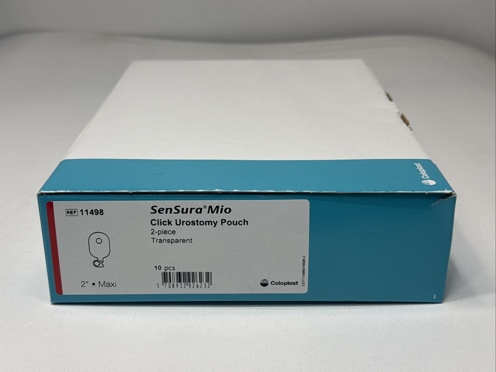 Box of 10 – Coloplast 11498 SenSura Mío Click Urostomy Pouch Exp 5/2027