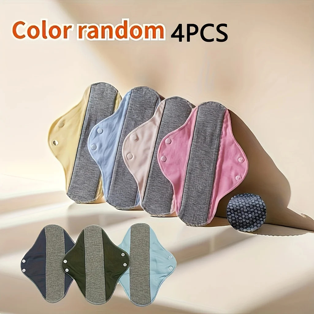1/2/4pcs Leak-Proof Washable Incontinence Pads with Graphene for Elderly