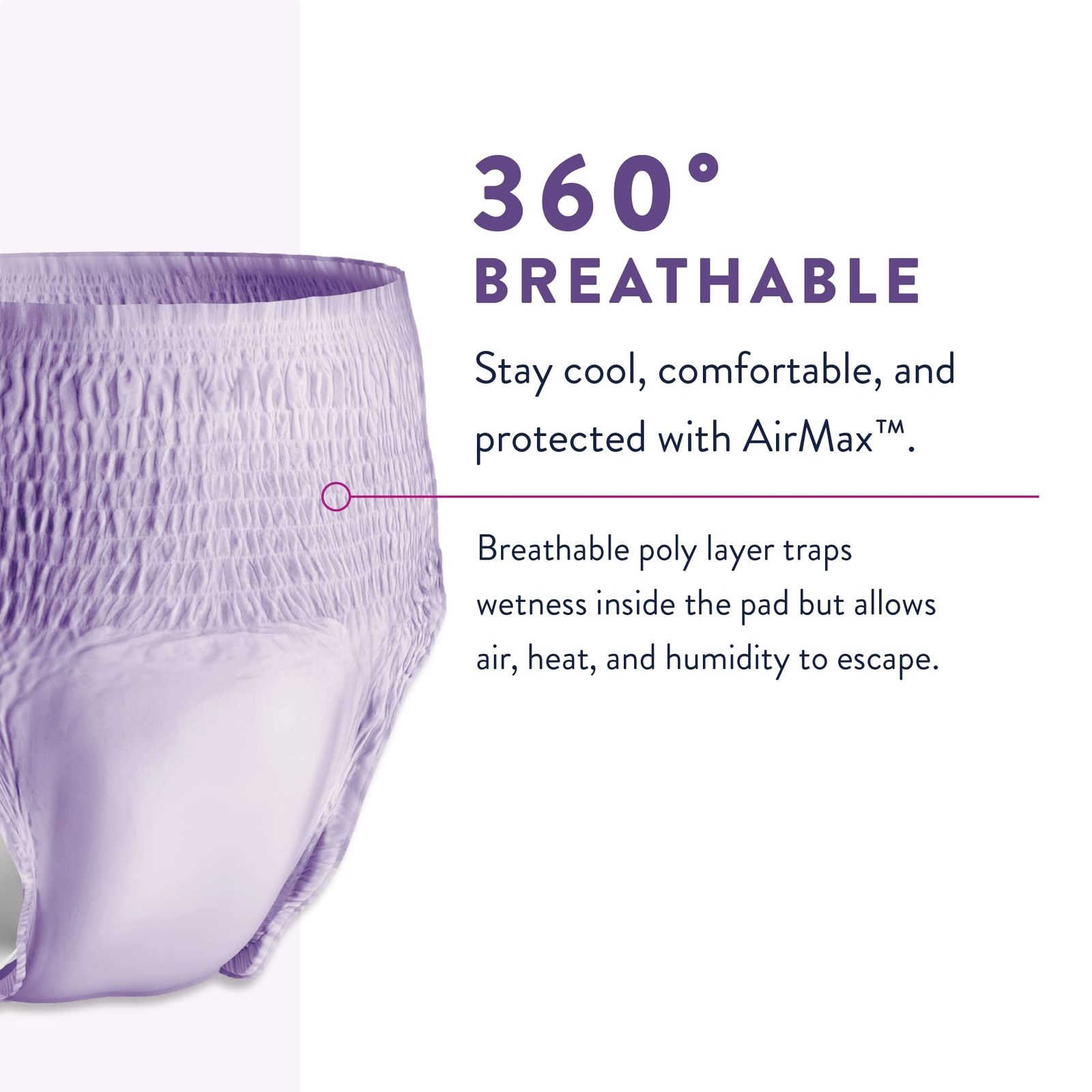 Prevail Per-Fit Protective Underwear for Women, Large, 18 Count
