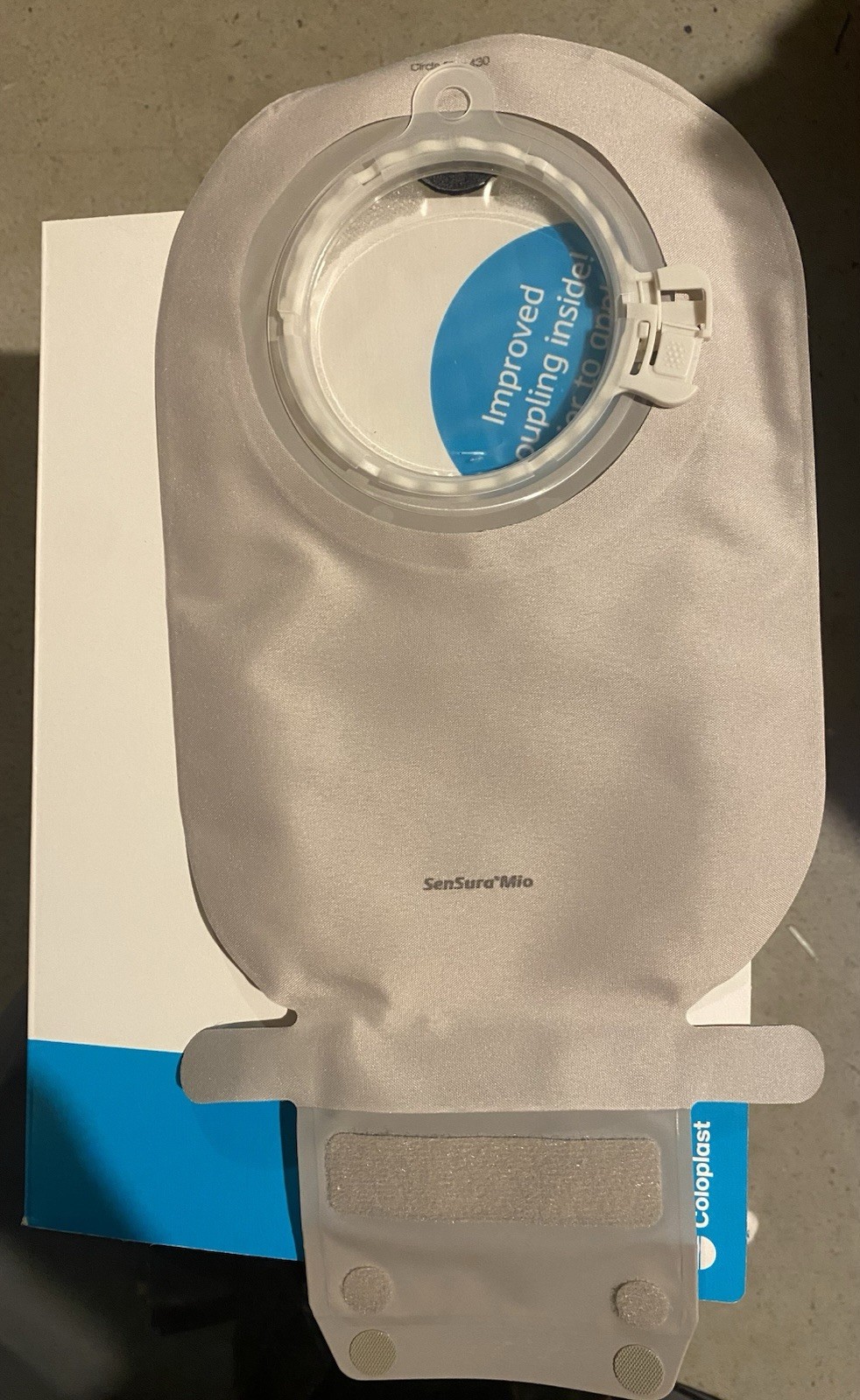 Coloplast 11483 SenSura Mio Drainable 2-pc Pouch EasiClose Wide Outlet 10/bx