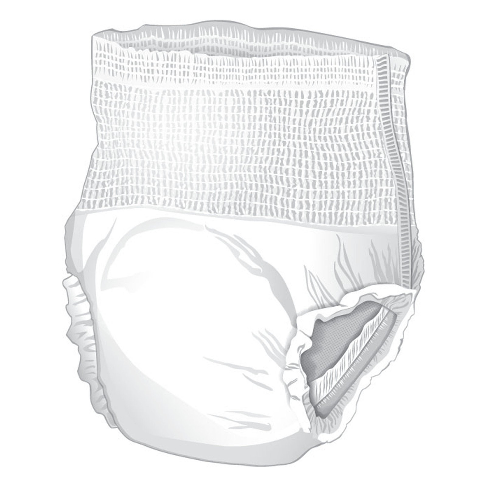 McKesson Adult Disposable Pull On Up Underwear Diapers S Heavy Absorbency 22 Ct