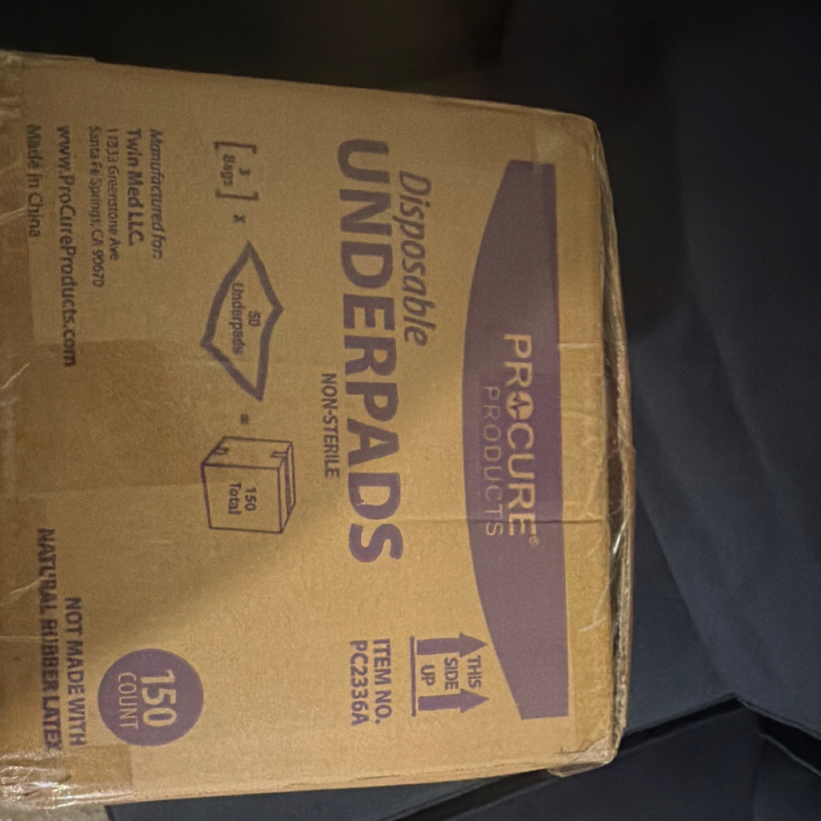 Procure Disposable Non-Sterile Underpads 23x36in 150 Count PC2336A