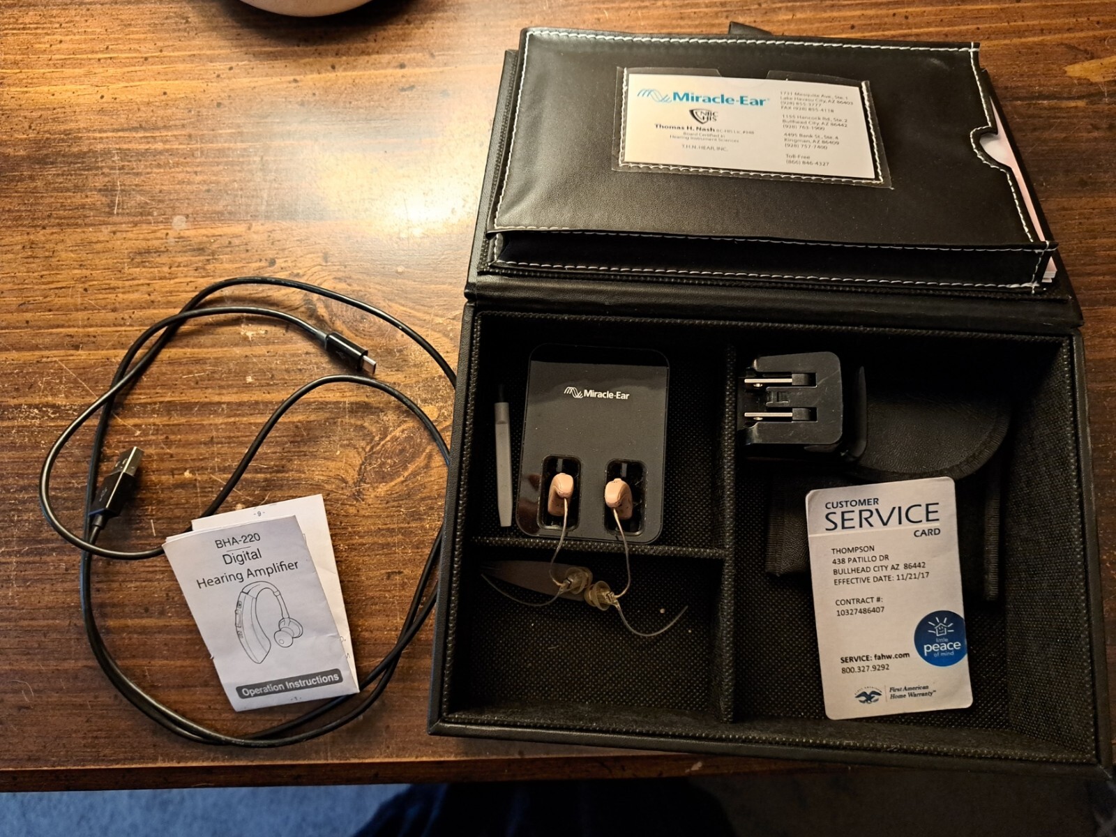 Miracle Ear BHA-220 Digital hearing aid set for extreme hearing loss