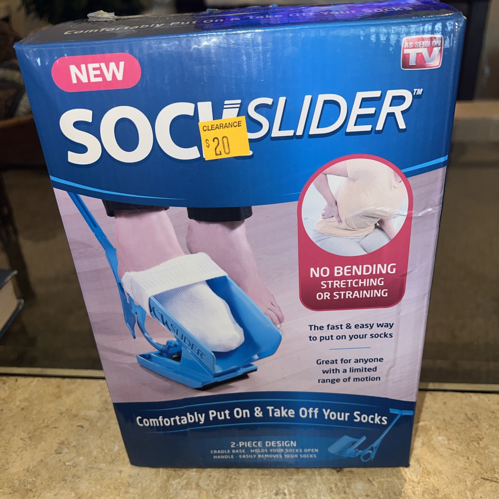 SOCK SLIDER As Seen On TV 2 PC DESIGN