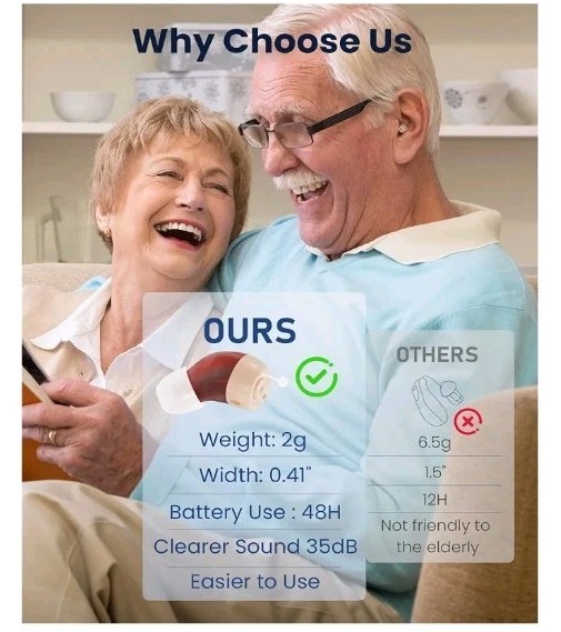 CUEME Hearing Aids for Seniors – OTC Hearing aids with Smart Noise Cancelling