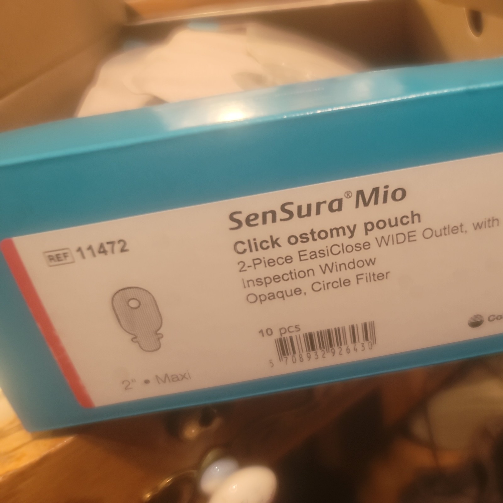 Coloplast 11472 SenSura Mio Click Ostomy Pouch
