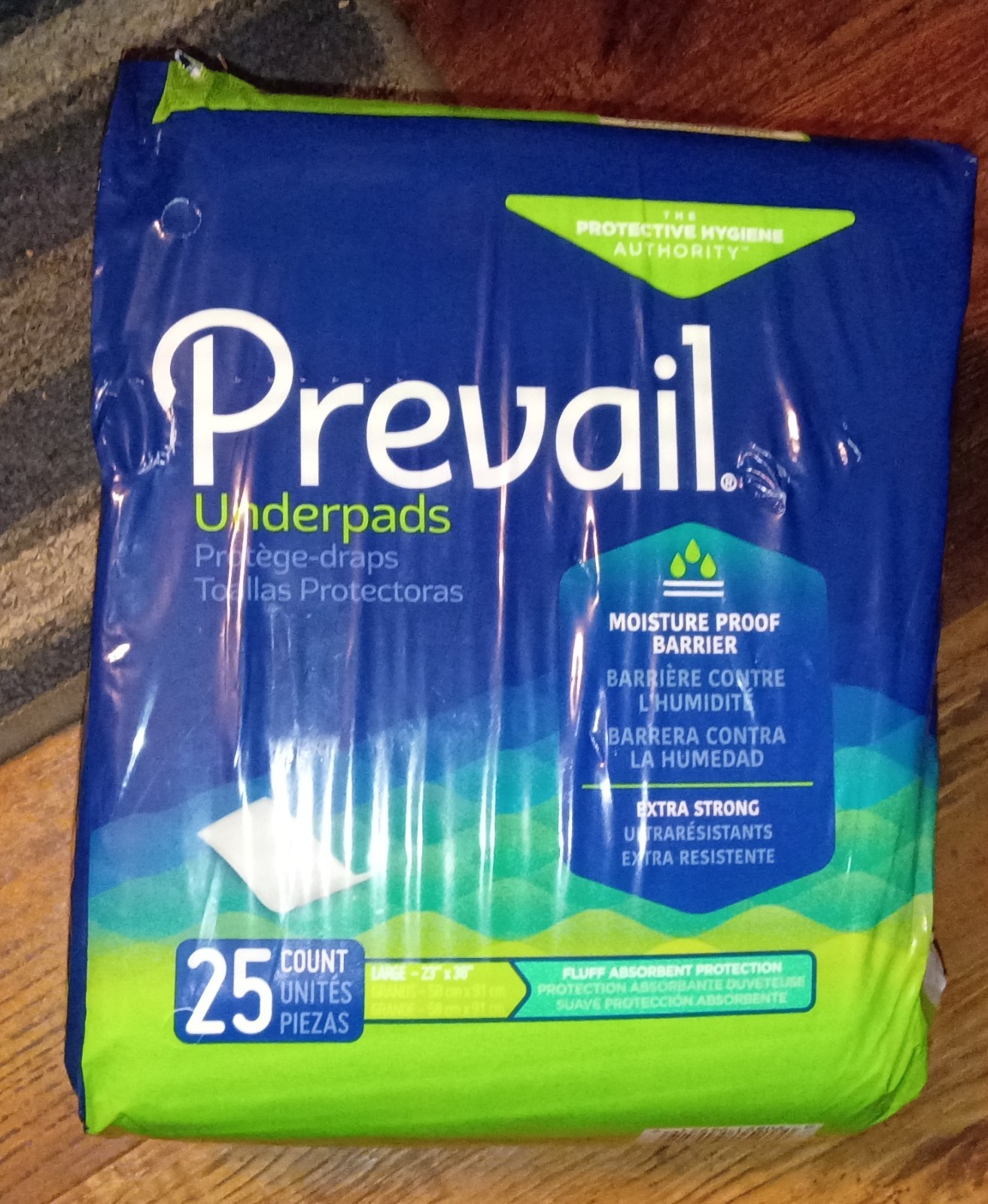 Prevail Total Care Disposable Underpads Fluff 23X36″ 25 pads