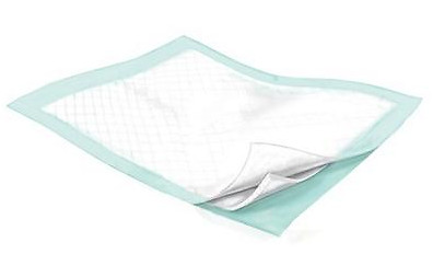 Cardinal Health™ Underpads, WINGS™ Plus, Heavy Absorbency, Green, 30 x 36IN