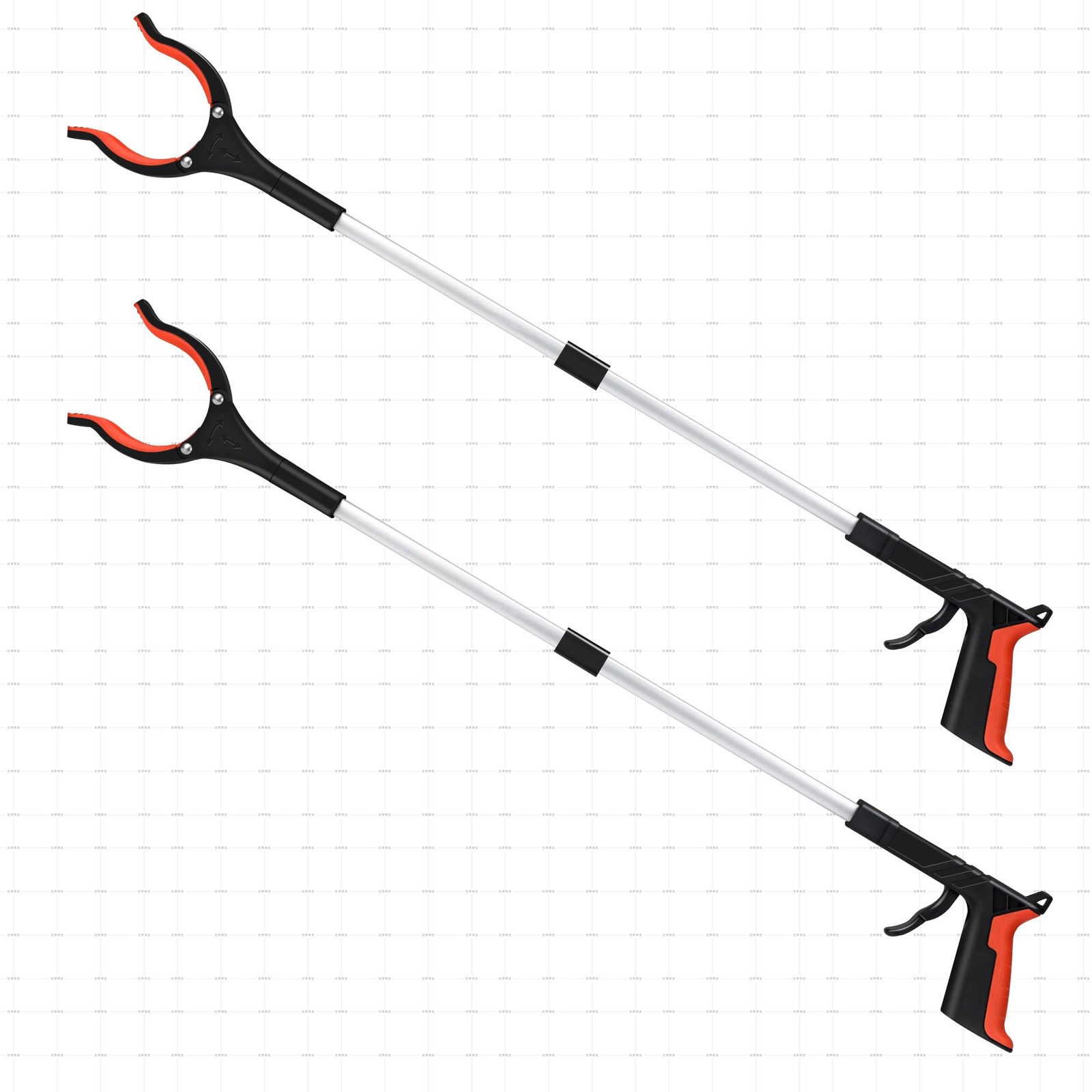 Grabber Reacher Tool, 32″ Grabbers for Elderly, Lightweight Extra Long Handy …