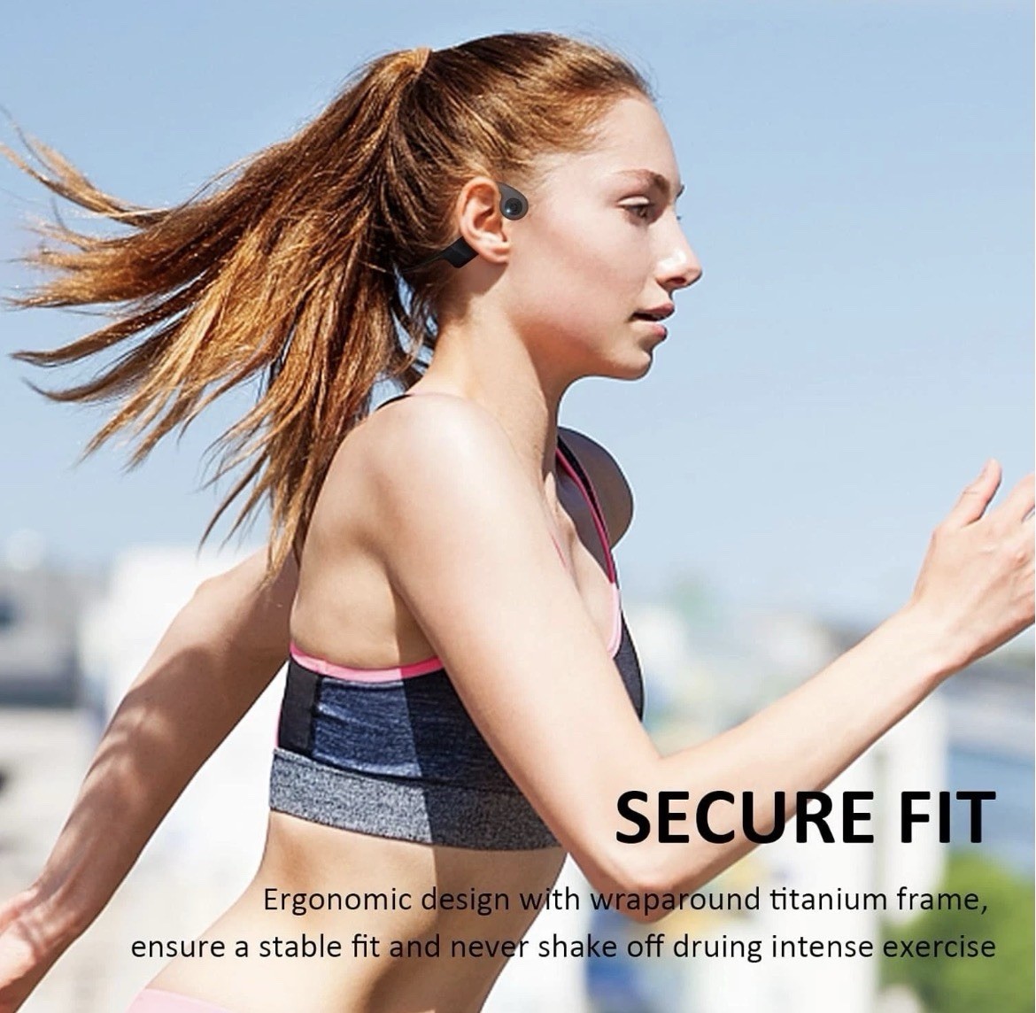 Bone Conduction Hearing Aids for Deafness Bluetooth Noise-Cancelling 4416