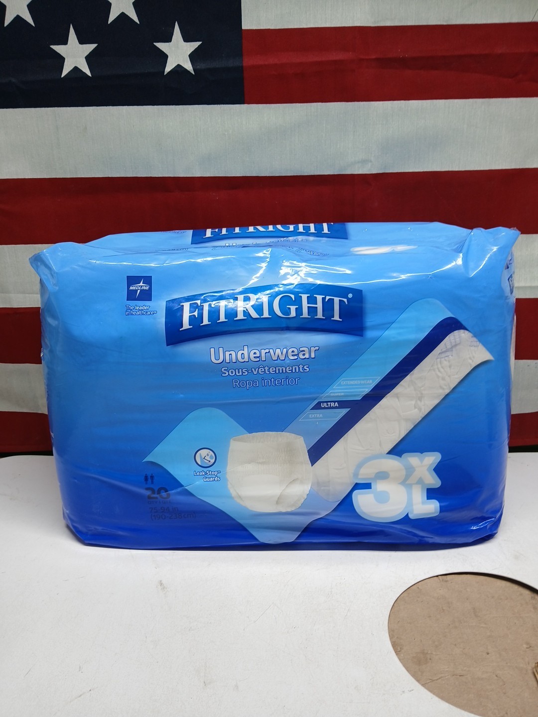 3X Large Incontinence Protector Underpad 30×36 Sensisoft Fabric 20 Pack