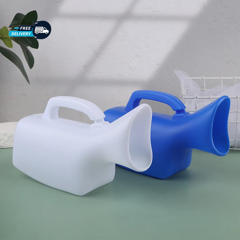 Urinal Bottle Male Urinals Portable Urine Bottle with Screw Lid 1200 ml