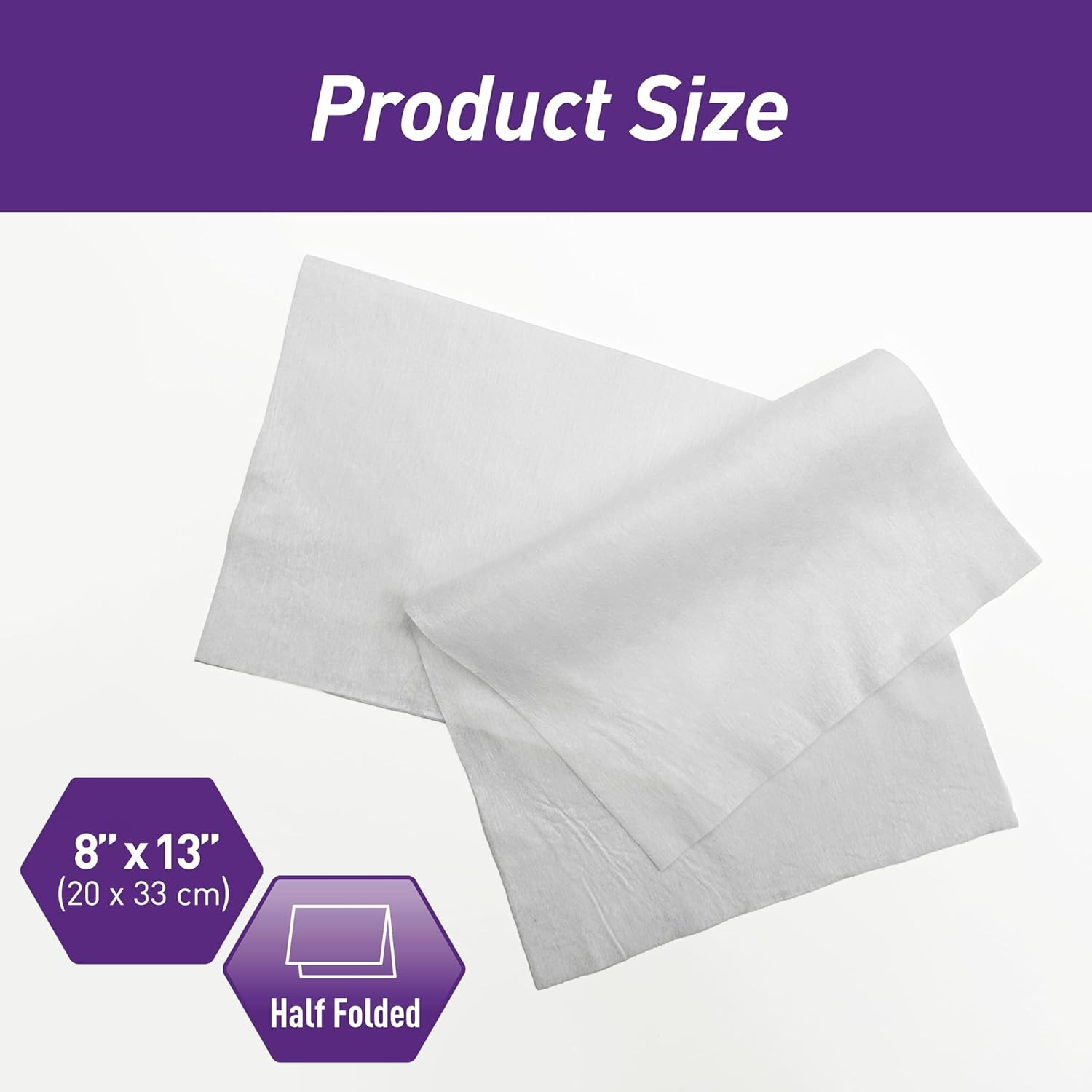 Disposable Dry Wipes for Adults, Soft & Absorbent Personal Towels, Bulk 800 C…