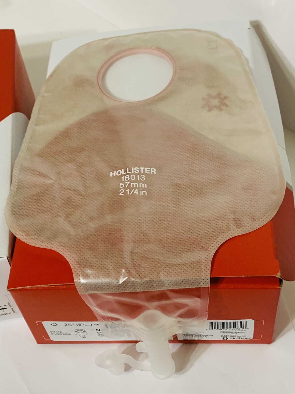 10 Hollister 18013 New Image Drainable System Ostomy Pouch 2-1/4” 1BX/10EA