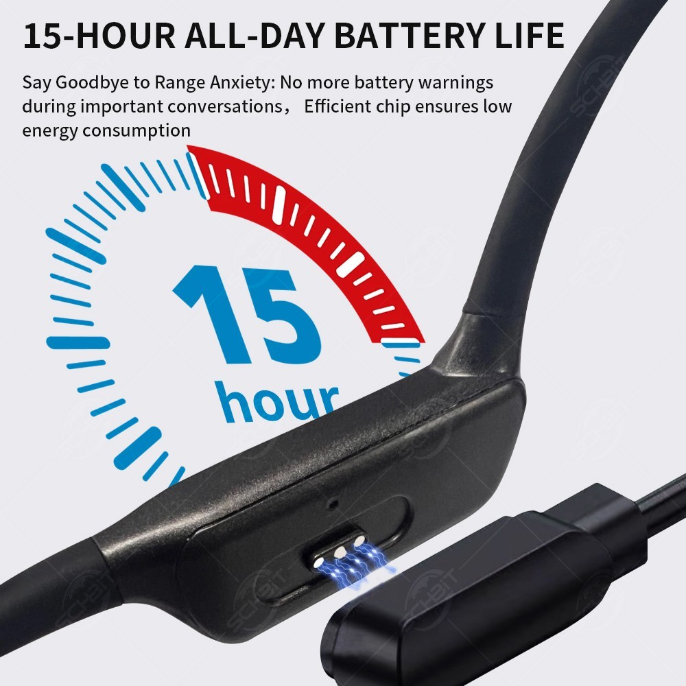 Bone conduction hearing aid Waterproof Rechargeable Long battery for Old People