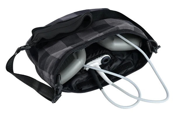 LVAD Flannel Bag Gray – Stylish Equipment Bag w/ Battery & Controller Pockets