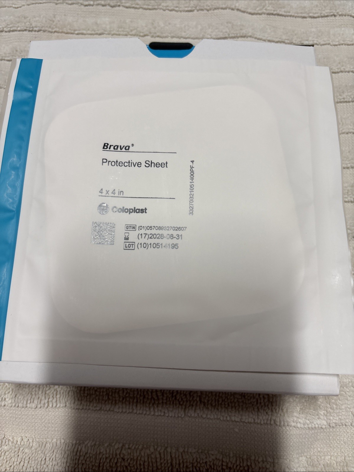 10 Coloplast 032105 Brava® Protective Sheets 4″ X 4″ Exp 2028