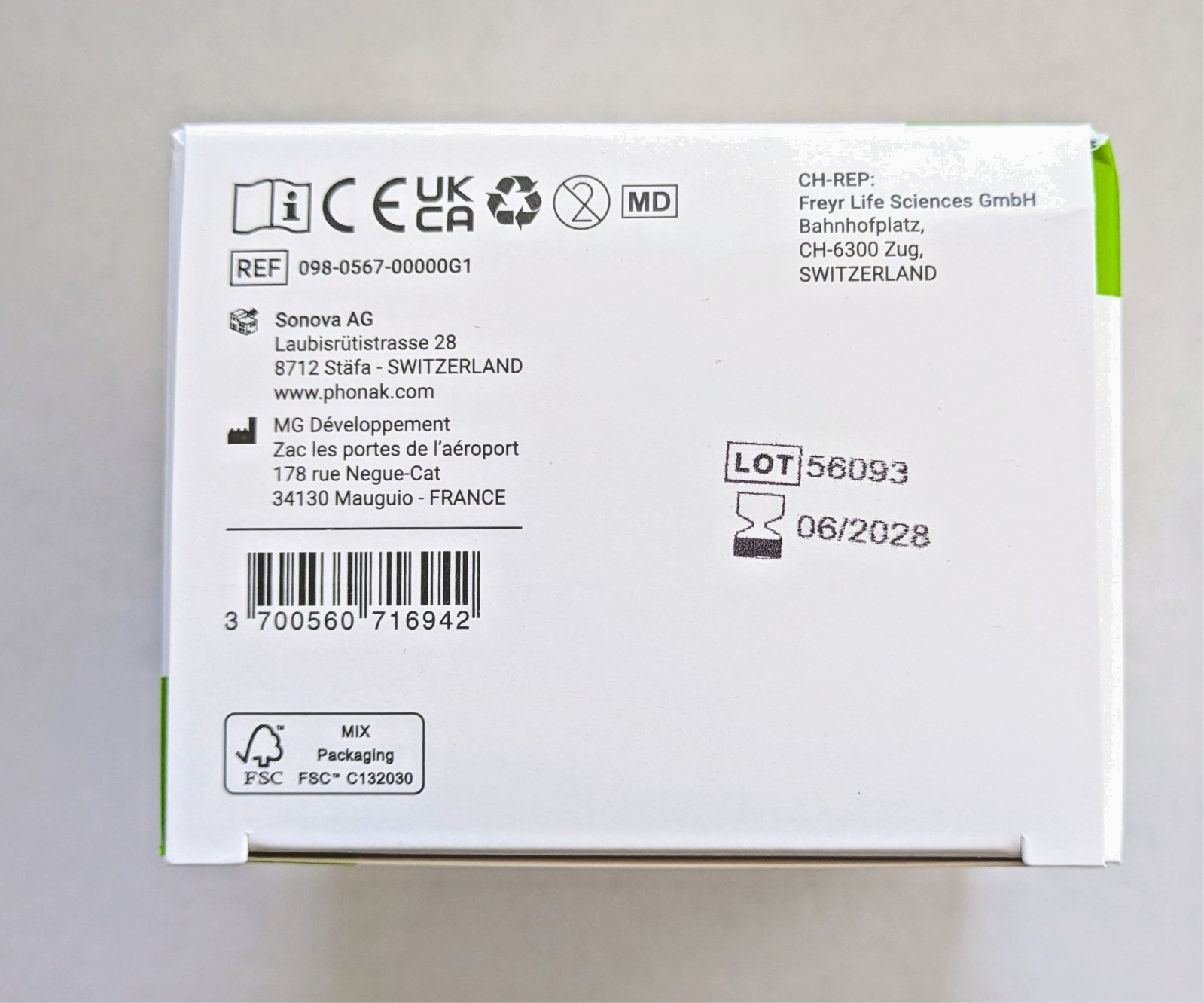 NEW Genuine Phonak Audéo RIC 312 Battery Door OEM Choose Color 004-2717
