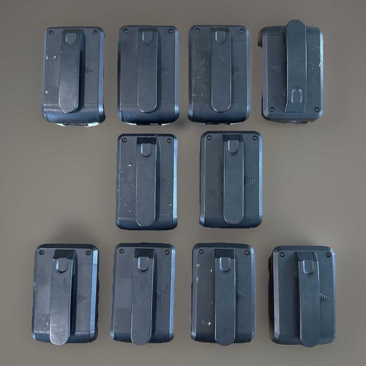 *Lot of 10* Oticon Amigo T30 Hearing Assistance Black & Gray Transmitter w/Mic