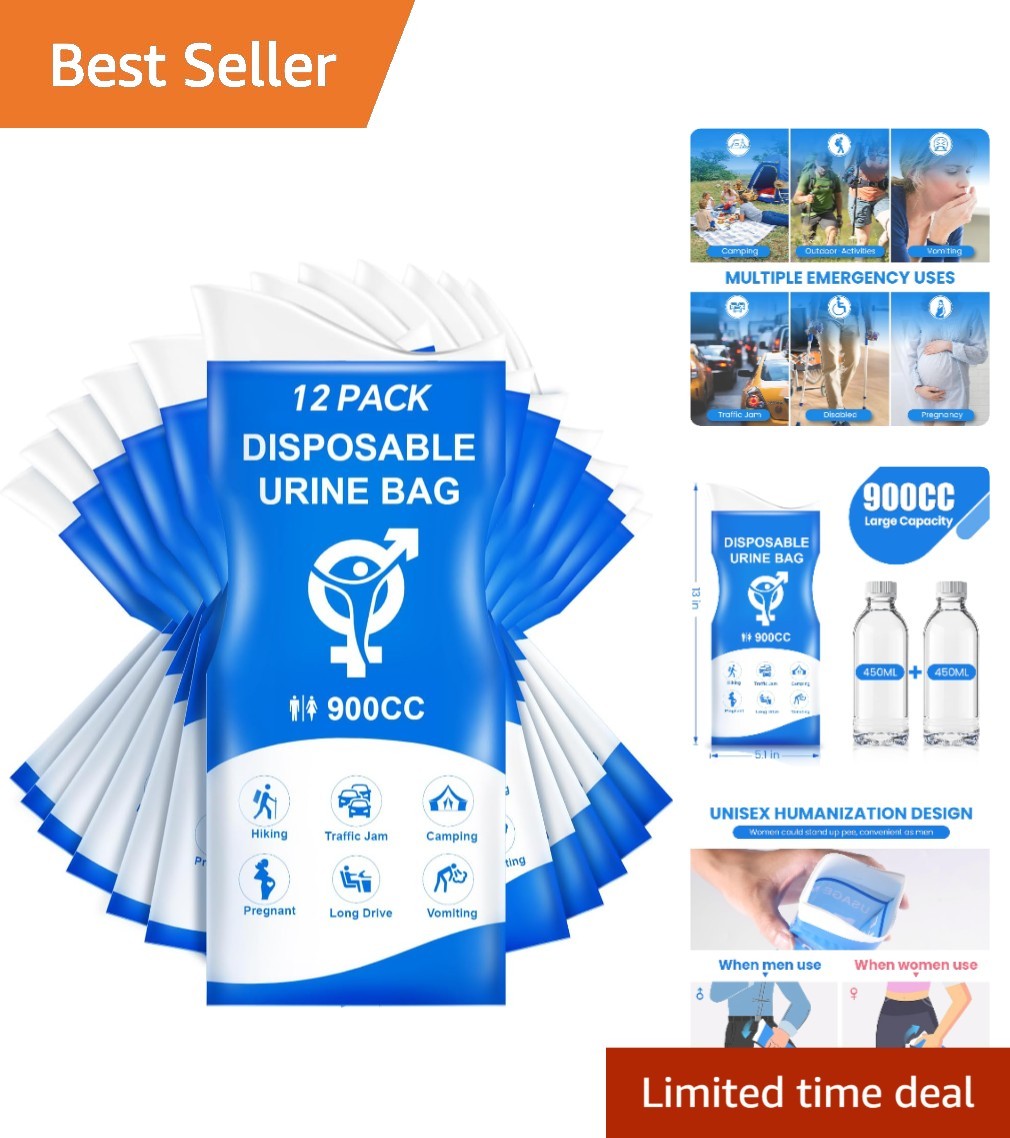 Comfortable Disposables Urine Bags for Camping Road Trips