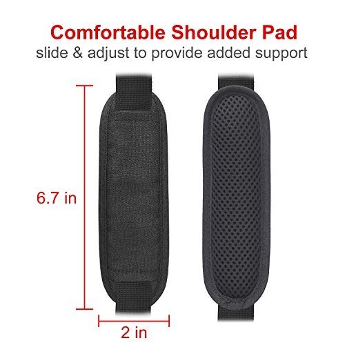 Adjustable Shoulder Strap for Inogen One G4 Oxygo FIT, Swivel Hooks & Balanced B