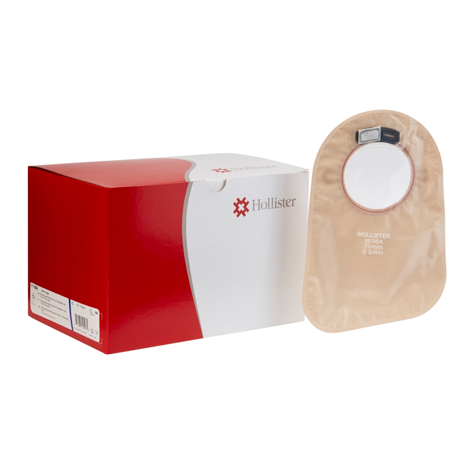 New Image Closed End 9″L 2pc System Ostomy Pouch 9 Inch Length 18364 60 Ct