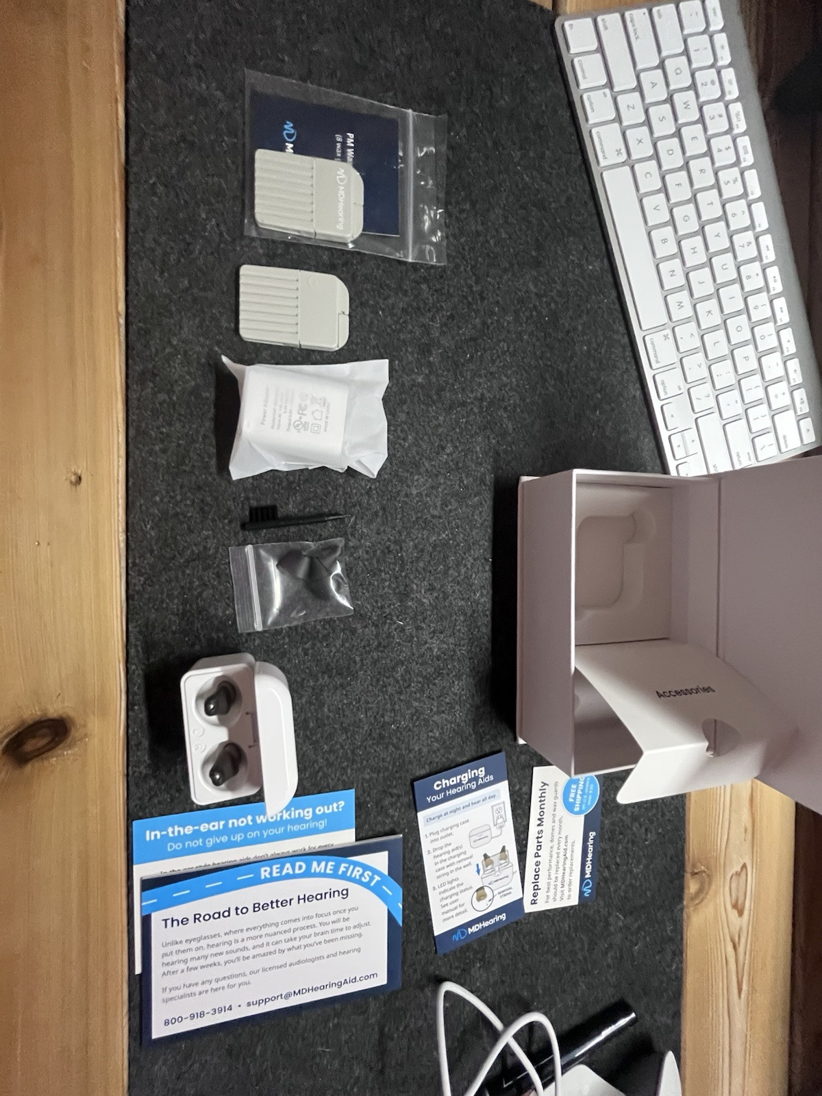 MD Hearing Aids Neo Series R Digital Rechargeable New OPEN BOX Unused!! FREESHIP