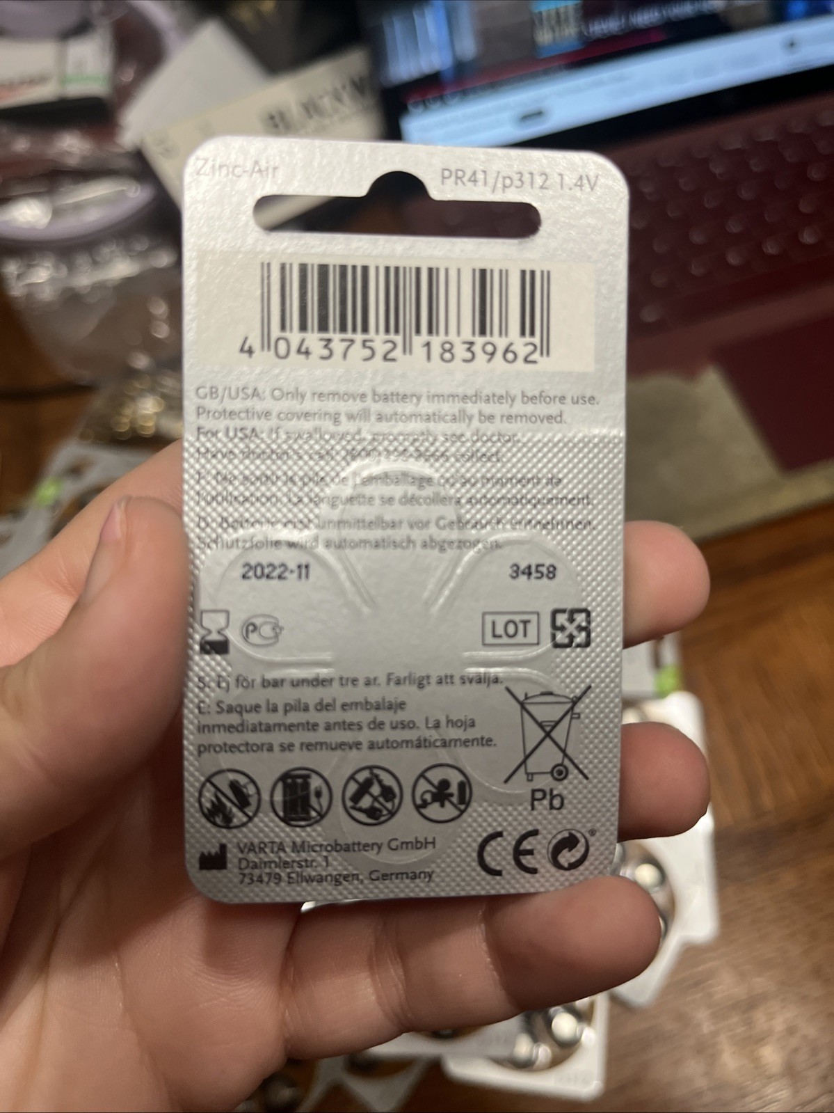 Power One Wireless Hearing Aid Batteries P312; 41 New Packs Expired 2022
