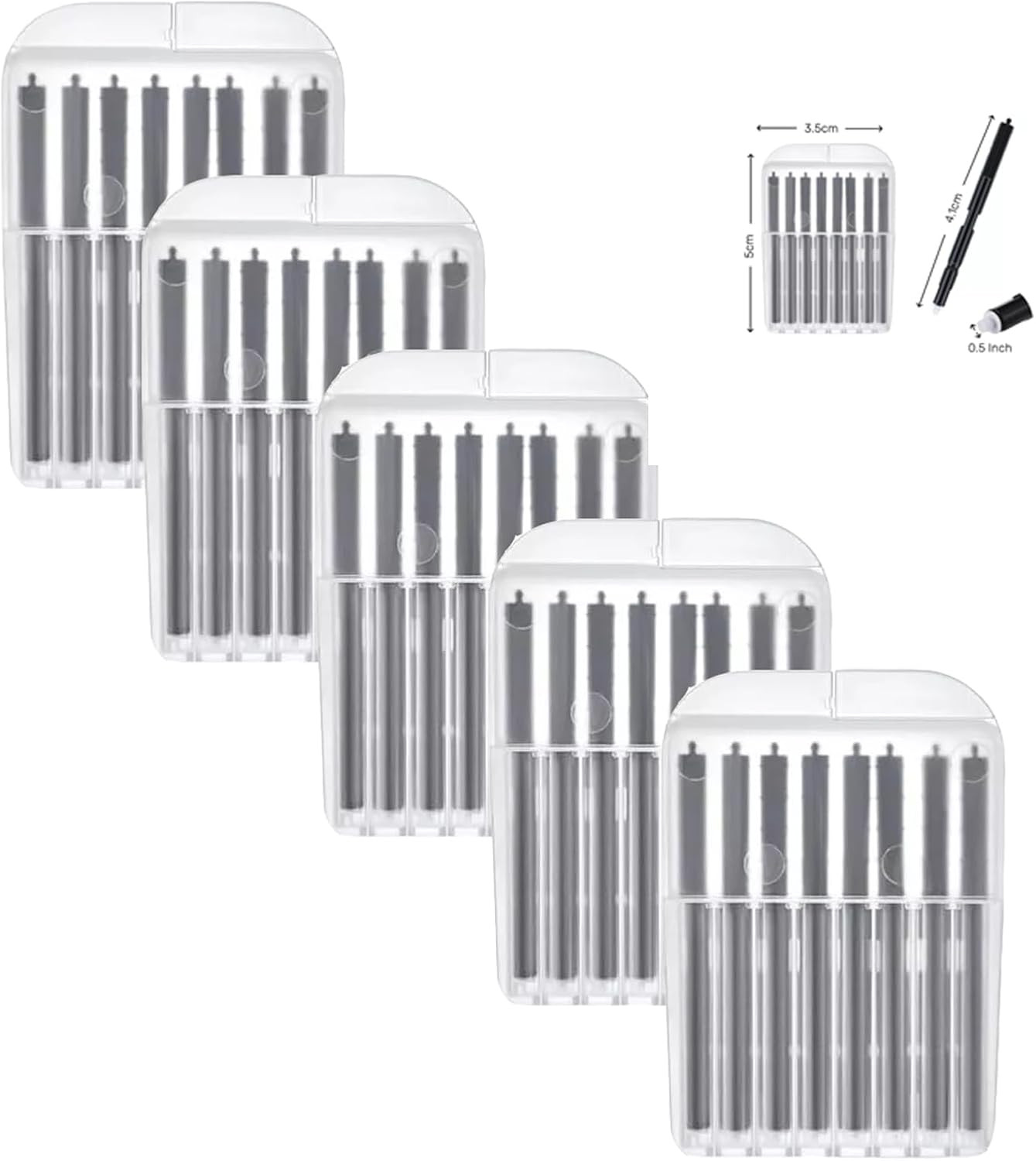 Phonak & Resound Hearing Aid Wax Guards, Hear Clear Filters, 40 Pack