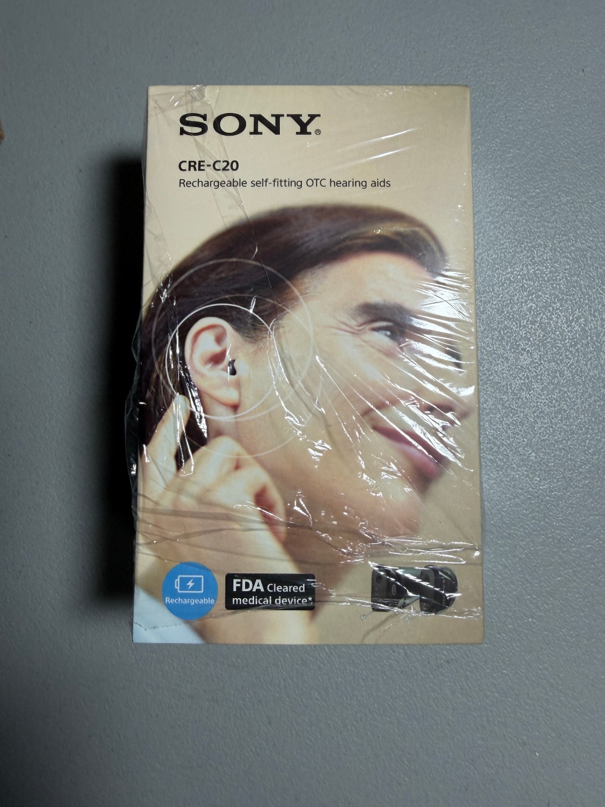 Sony CRE-C20 Self-Fitting Rechargeable OTC Hearing Aids