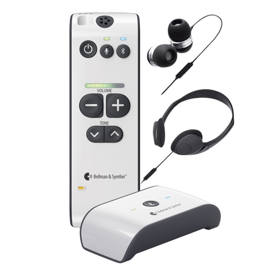 Bellman Maxi Pro TV Personal Amplifier & TV Listening Kit + Headphones & Earbuds