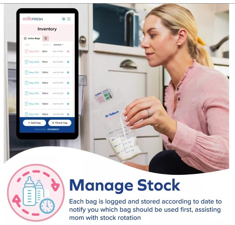 Dr. Talbot’s Breast Milk Freshness Sensors – 48ct New !!