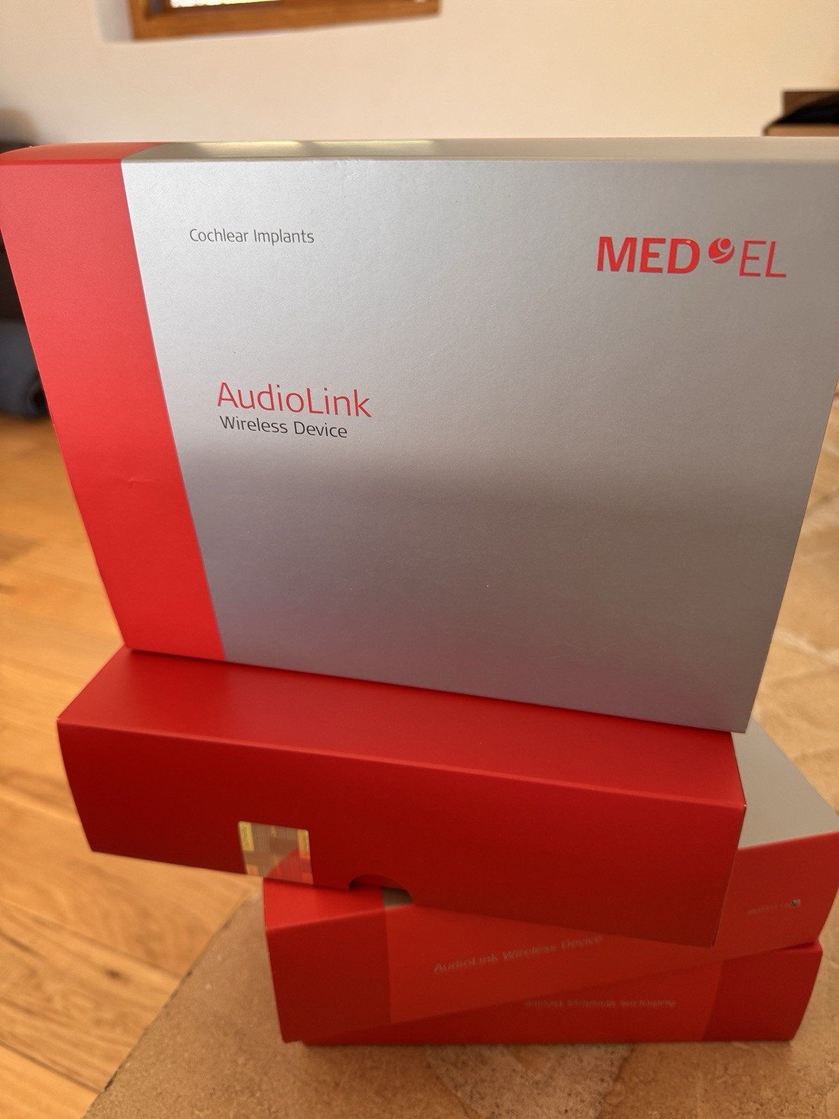 Medel AudioLink Wireless Device for Cochlear Implants- New in Box