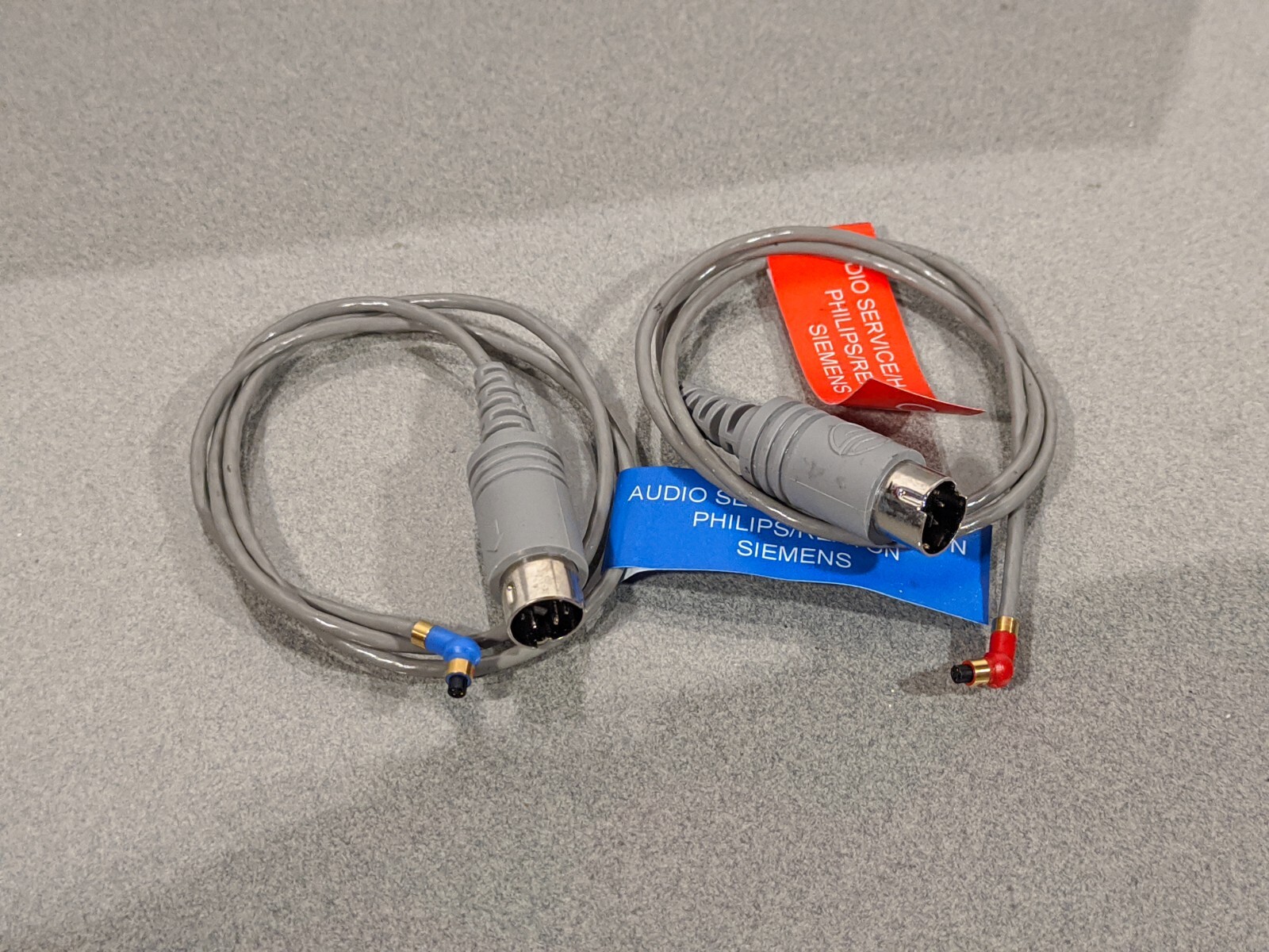 Audioservice Hansaton Philips Rexton Siemens Programming Cable Left & Right Pair