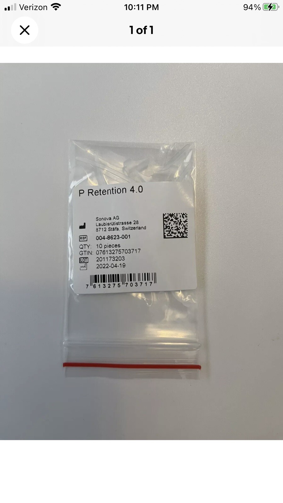 Phonak Marvel Hearing Aid RIC Sport Locks – Retention Tails-10 Pack Size P 4.0