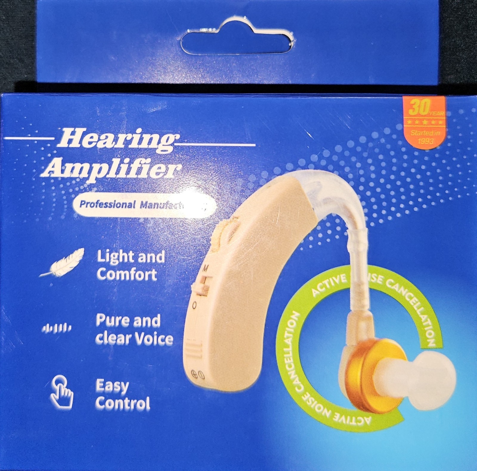 OTC Hearing Amplifier (SINGLE) For Seniors Active Noise Canceling Model TE-005