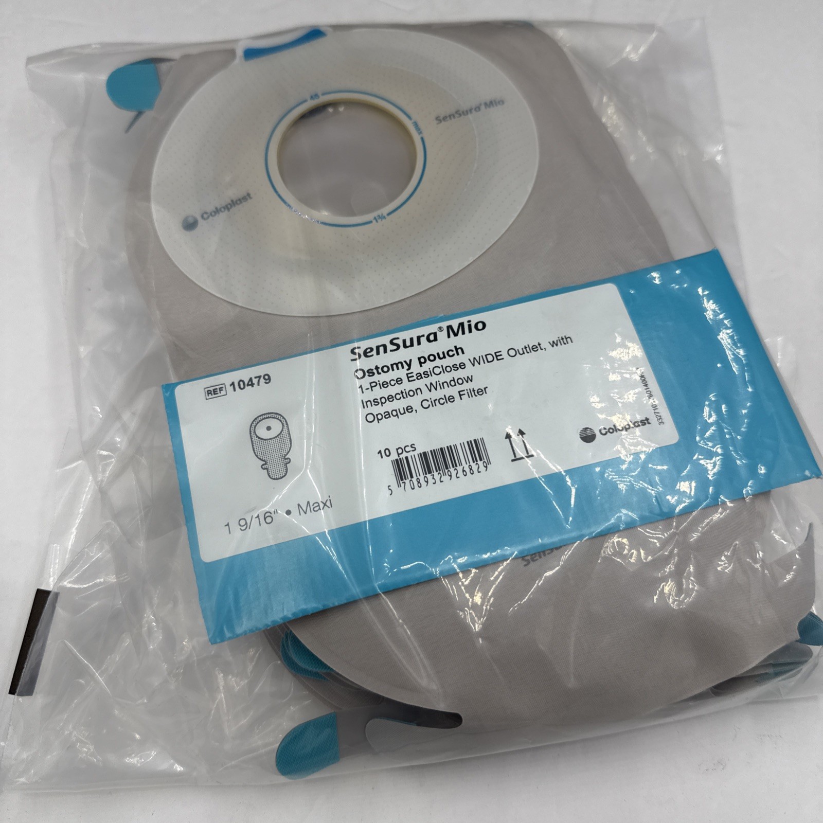 10 Coloplast 10479 SenSura Mio 1-pc Ostomy Pouch 1-9/16″ EasiClose WIDE Outlet