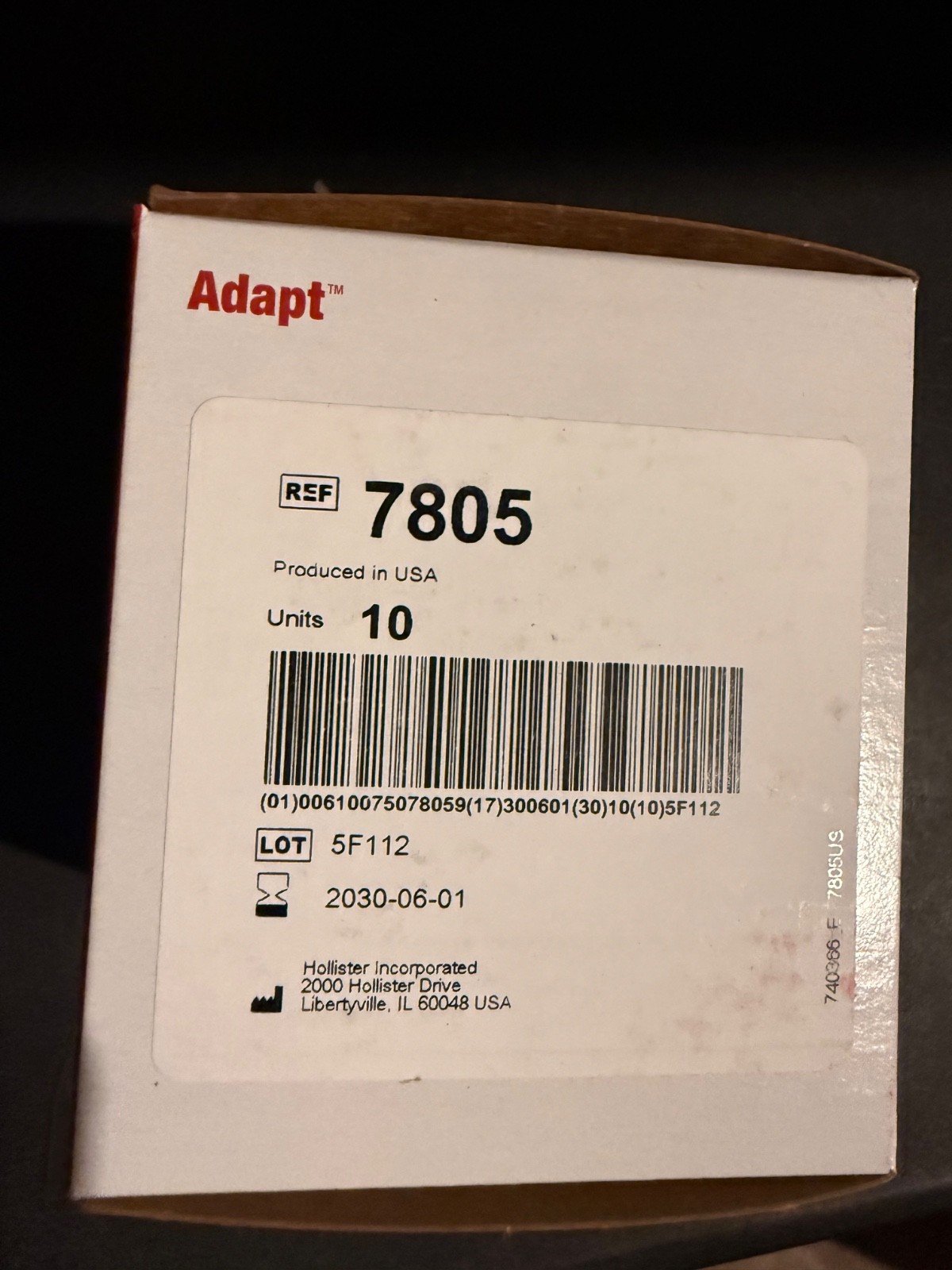 Hollister 7805 Adapt 2”Flat Barrier Rings 10 Pack–Ostomy Barrier Ring 2 Boxes