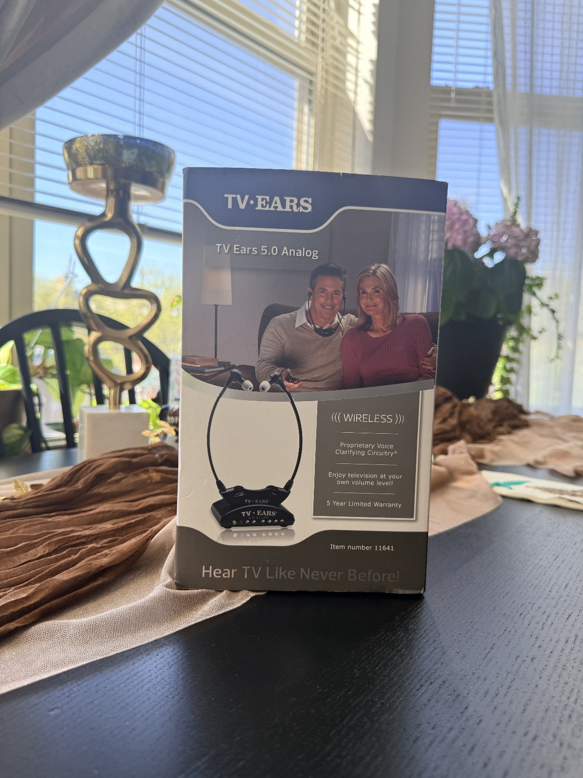 TV EARS 5.0 Analog Wireless Voice Clarifying Headset – Complete System #11641
