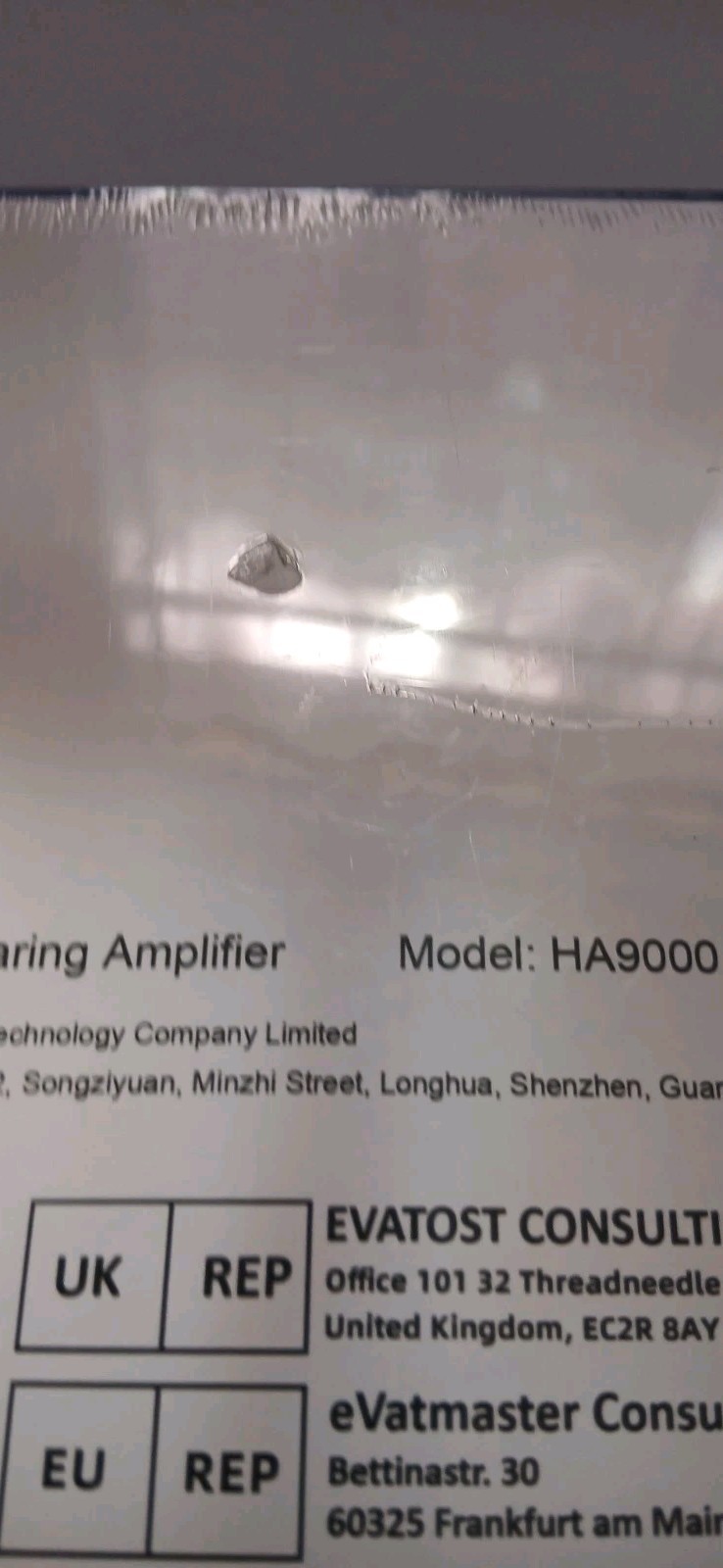 New/Sealed Personal Sound Amplifier PSAP the Latest Gen HA9000, Rechargeable