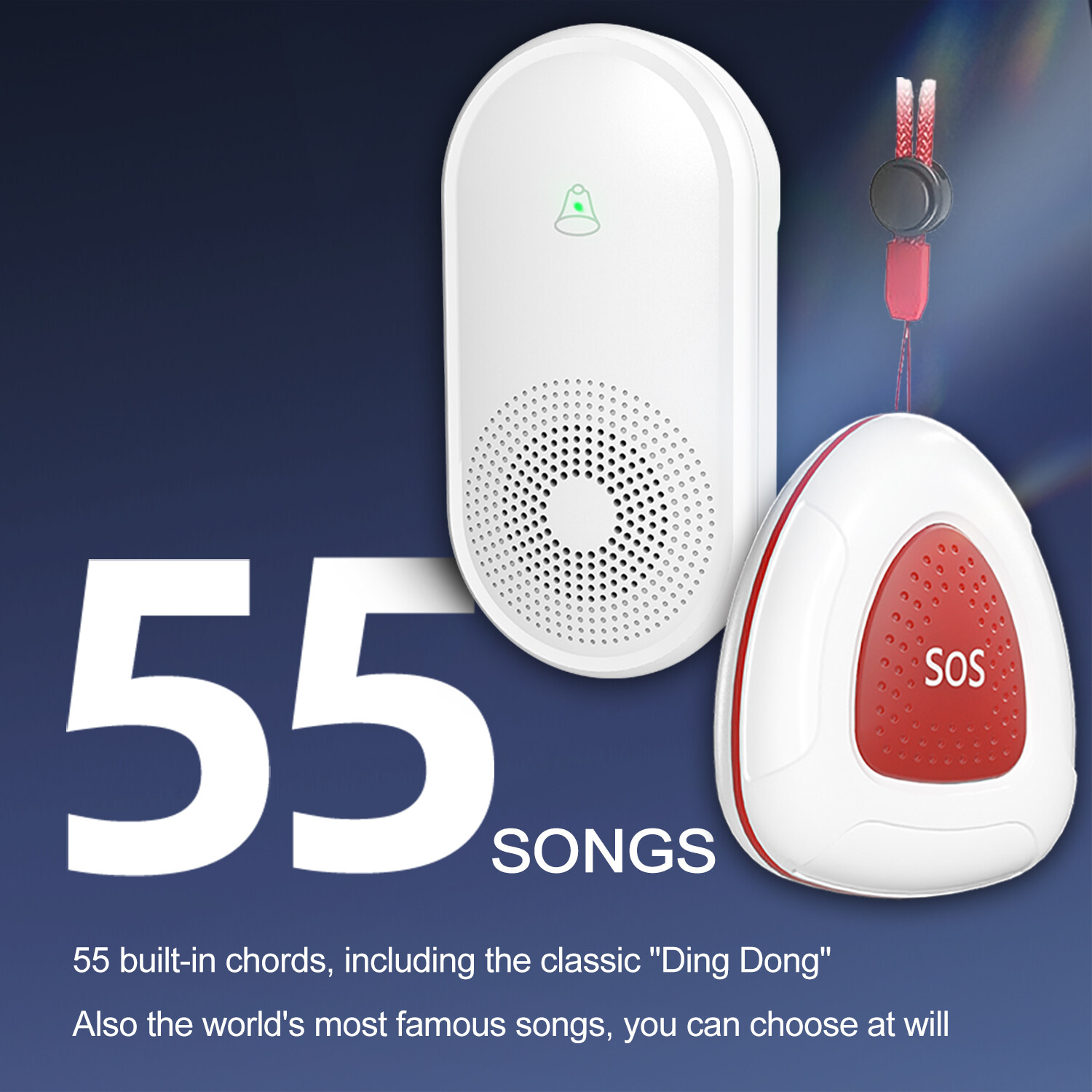 Elderly Life Alert Home Emergency Doorbell SOS Call Alert System Nurse Call Bell