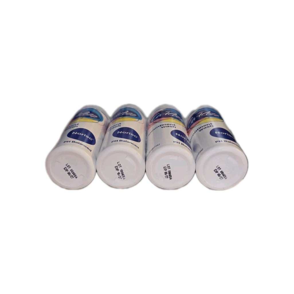 4x Ca-Rezz Incontinent Wash Spray, Norisc PH Balanced, 8 fl oz Each Bottle