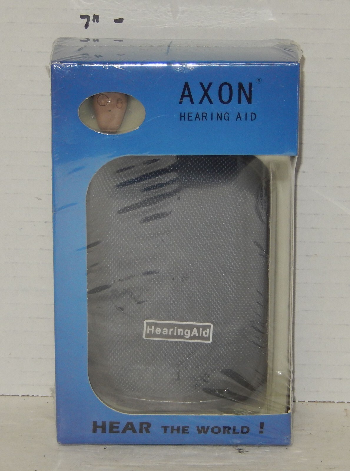 AXON K-88 OTC In-Ear Rechargeable Hearing Aid with Portable Charger Case