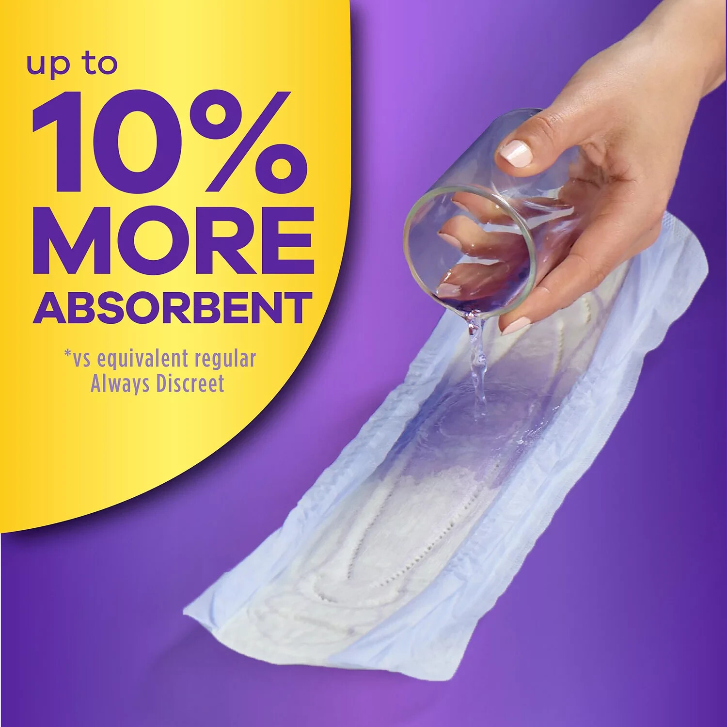 Always Discreet Plus Incontinence Pads for Women, Extra Heavy Long, 90 Count – M