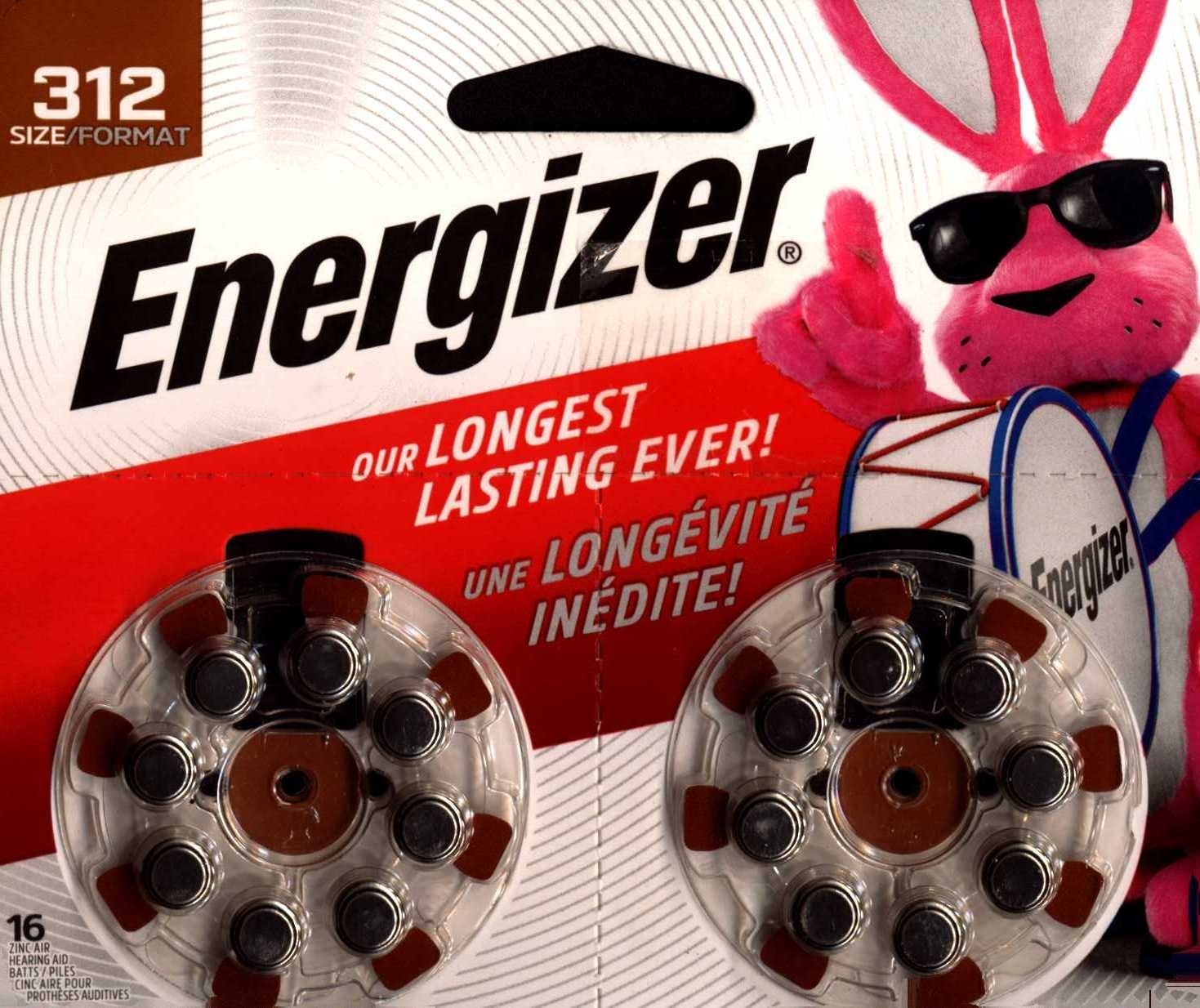 energizer 312 hearing aid batteries 10 (sealed 16 pks) 160 batteries total $100
