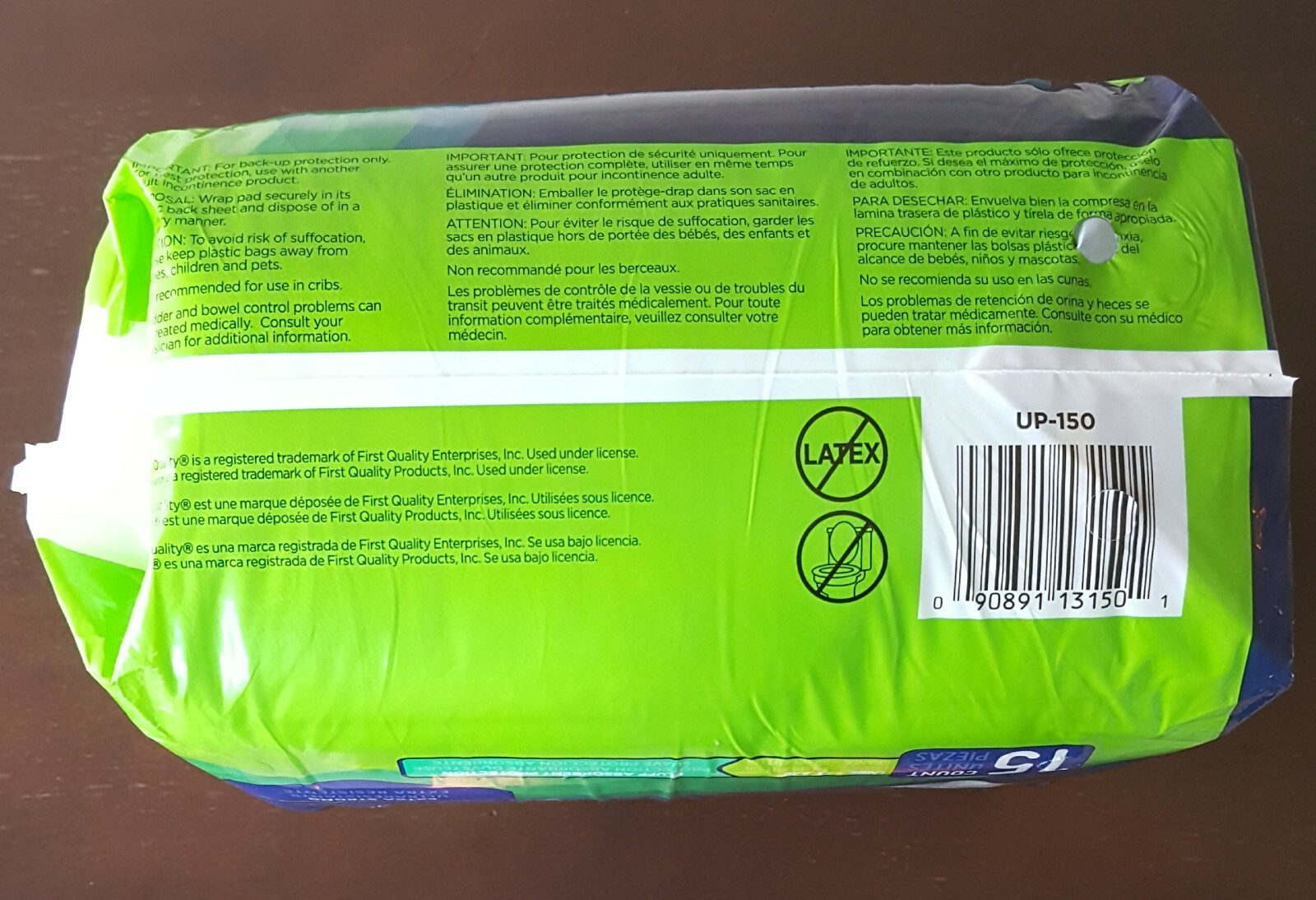 NEW! Prevail Large 23 x 36 Disposable Underpads Extra Strong (15ct)