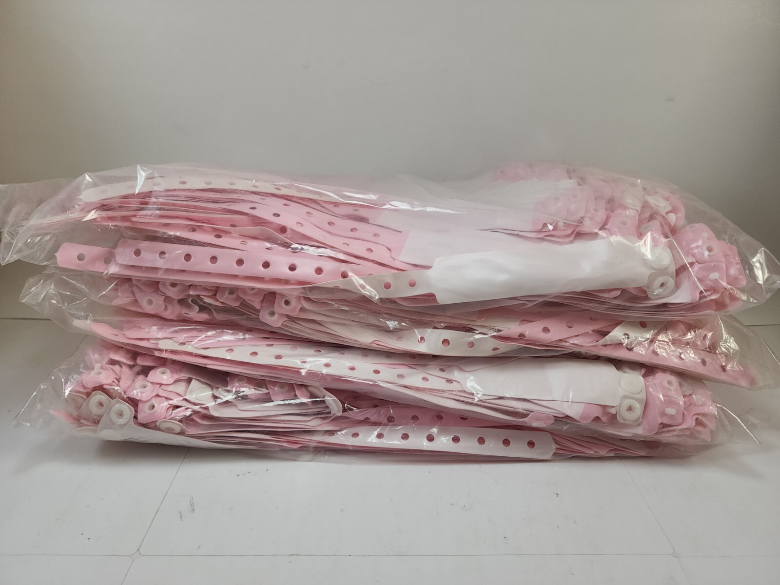Lot of 1000 Pink Adult Hospital / Patient / Event / I.D. 11″ Write-on Wristbands