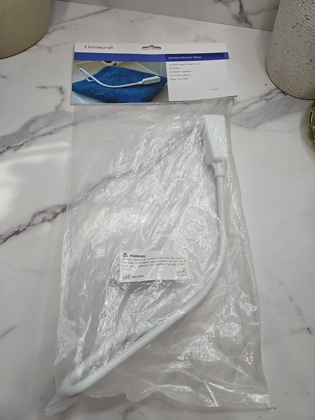 Homecraft Curved Toilet Aid Toilet Paper Holder & Bottom Wiper