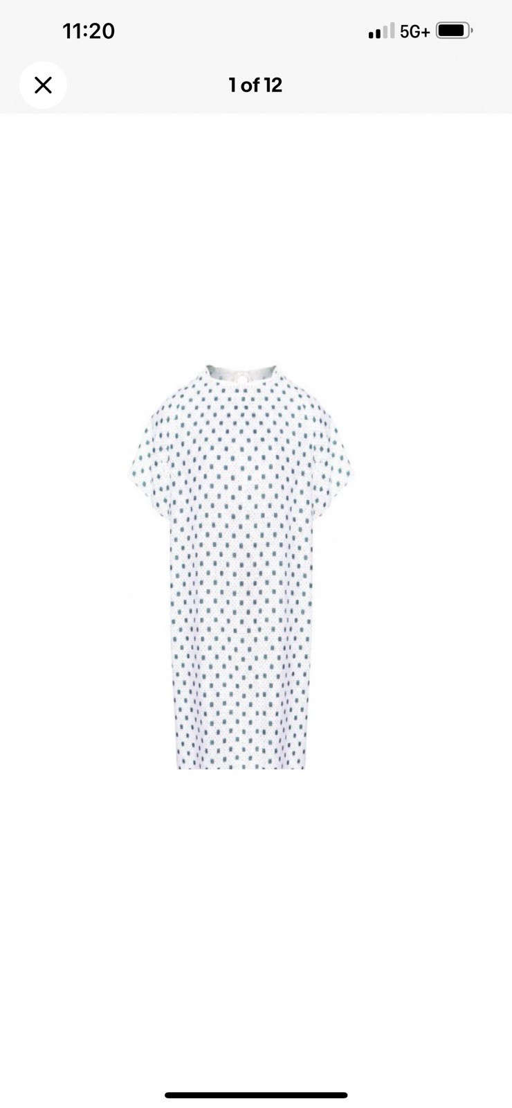 2- Hospital Patient Gown Large Medical Exam