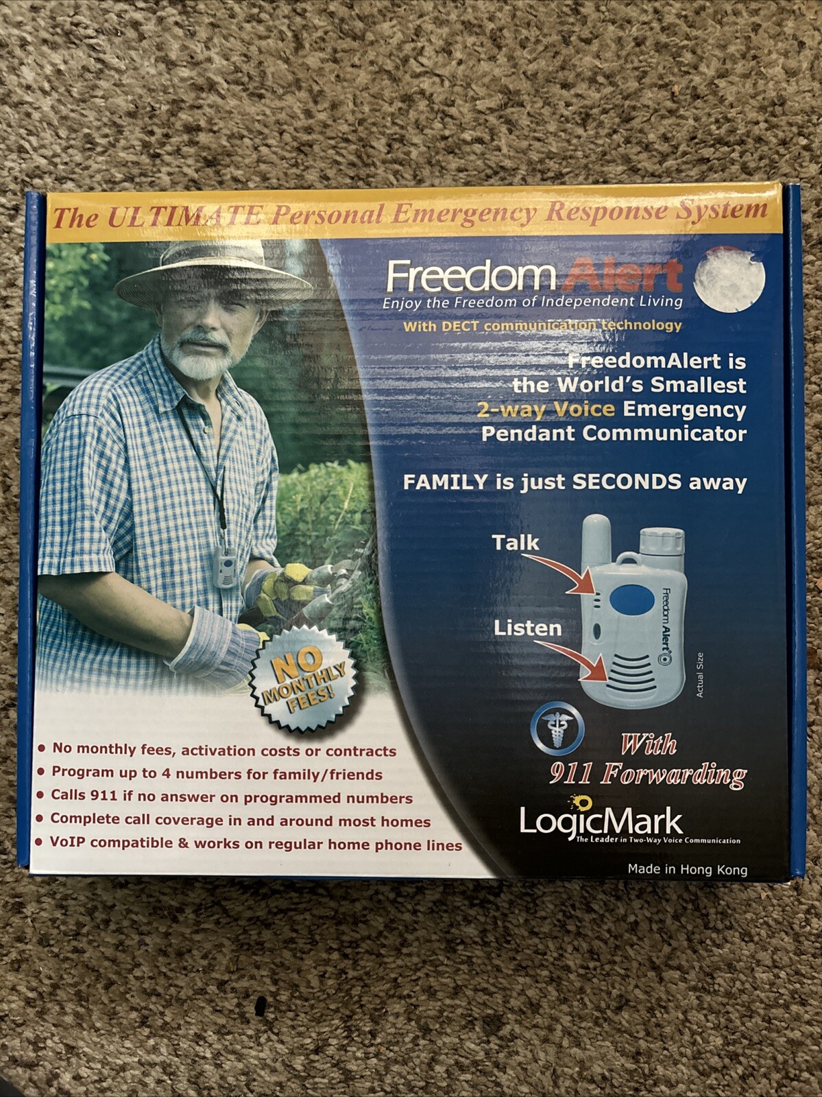 Freedom Alert 35511 Logic Mark Personal Emergency Response System – Open Box